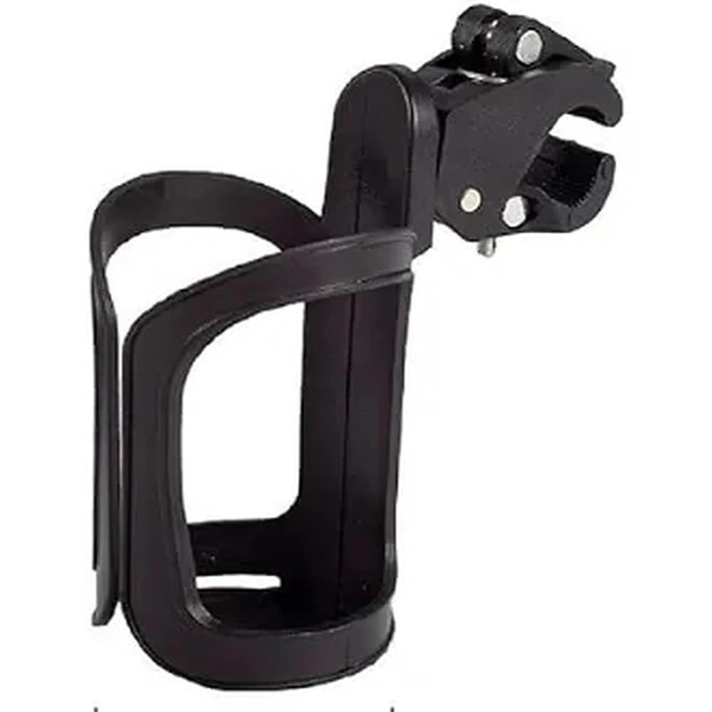 Stroller Cup Holder, Universal Stroller Bike Stroller Cup Holder, 360 Degree Swivel Adjustable Beverage Coffee Bottle Organizer For Baby Bottles, Bikes And Drink Bottles