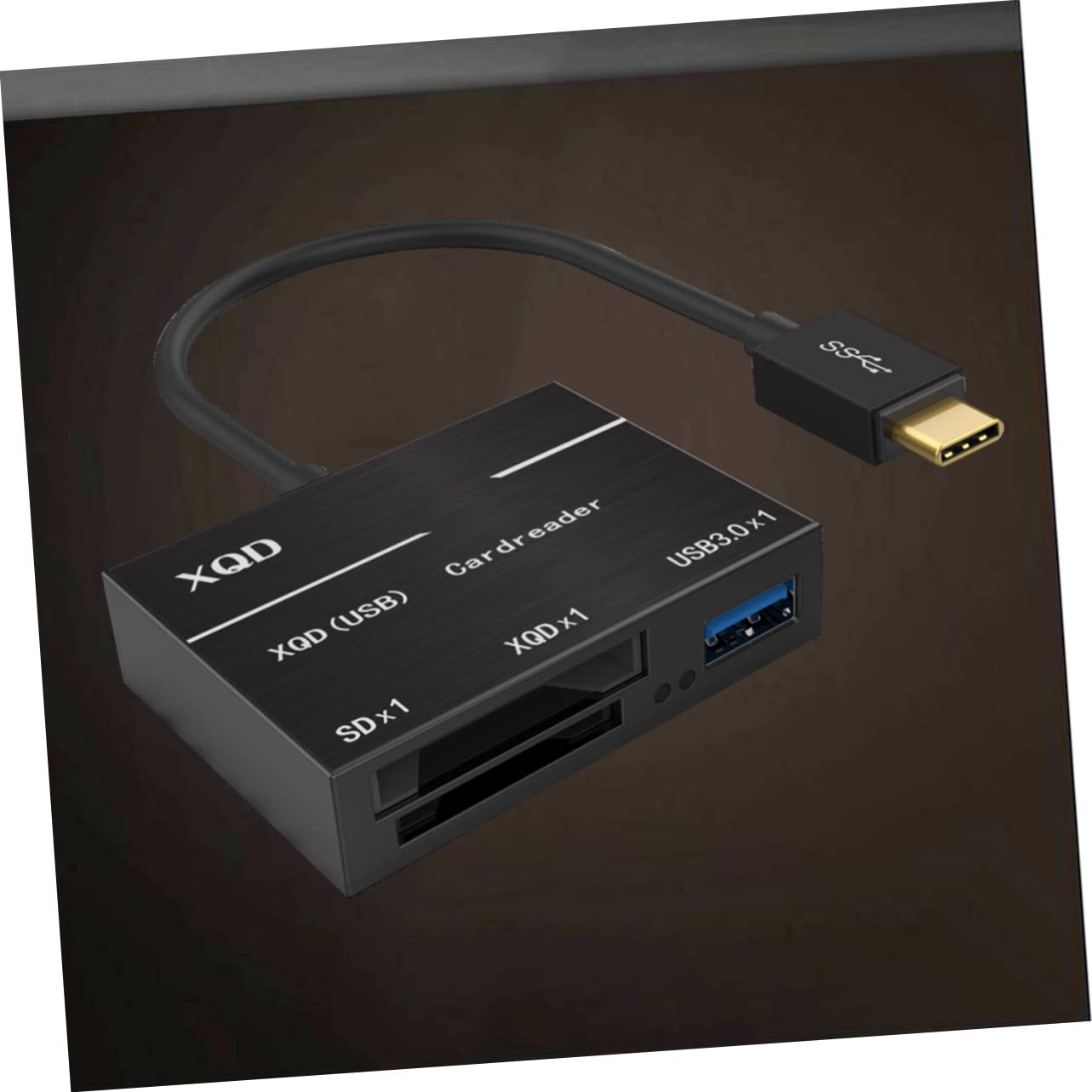 Uonlytech 3piezas Lector De Tarjetas Tipo-c Adaptador USB y Transmisión Rápida De Compatible con Diseño Negro