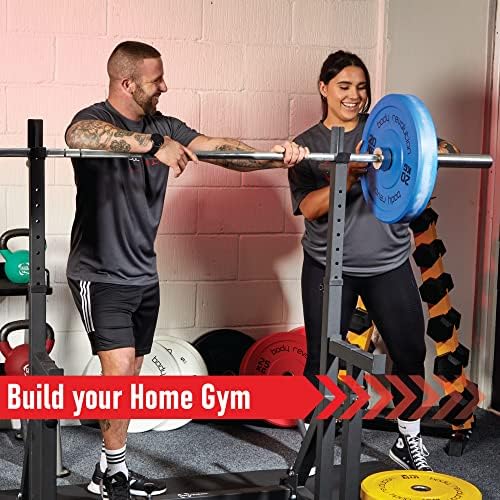Body Revolution Olympic Barbell Bar - Olympic Weight Lifting Bar for 2 Inch Weights Plates - Commercial Barbell for Bench Press, Squats, Curls, Deadlift and Powerlifting - Spring Collars