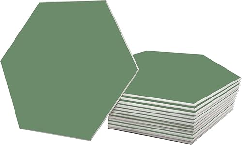 Avant Decor Azulejos hexagonales compuestos de piedra de color sólido  Azulejos de cocina para despegar y pegar  Azulejos de pared para pegar  Fácil