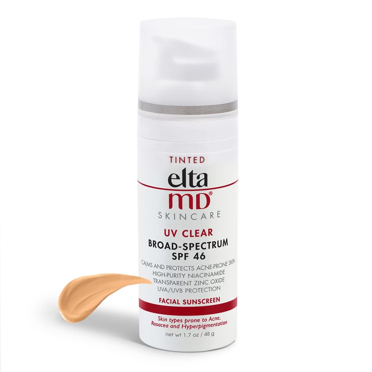 Buy EitaMD UV Clear Tinted BroadSpectrum SPF 46 Face Sunscreen for