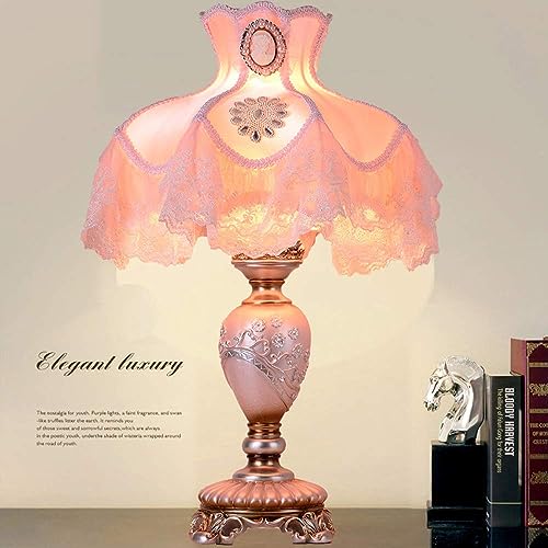Lovapo SMWXFDD007 Vintage Pink Table Lamp Victorian Style thumb #1