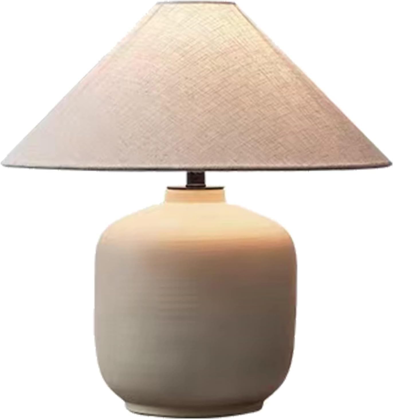 DFAEEKIYO Elegant Chinese Style Ceramic Table Lamp - Minimalist Bedside for Living Room, Bedroom Office