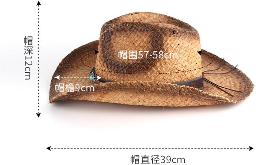 Western Jazz Hat Retro National Wind Sunshade Sun