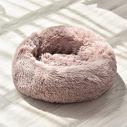 Lit de chien de compagnie avec coin de canapé chic beige 100 cm - 3