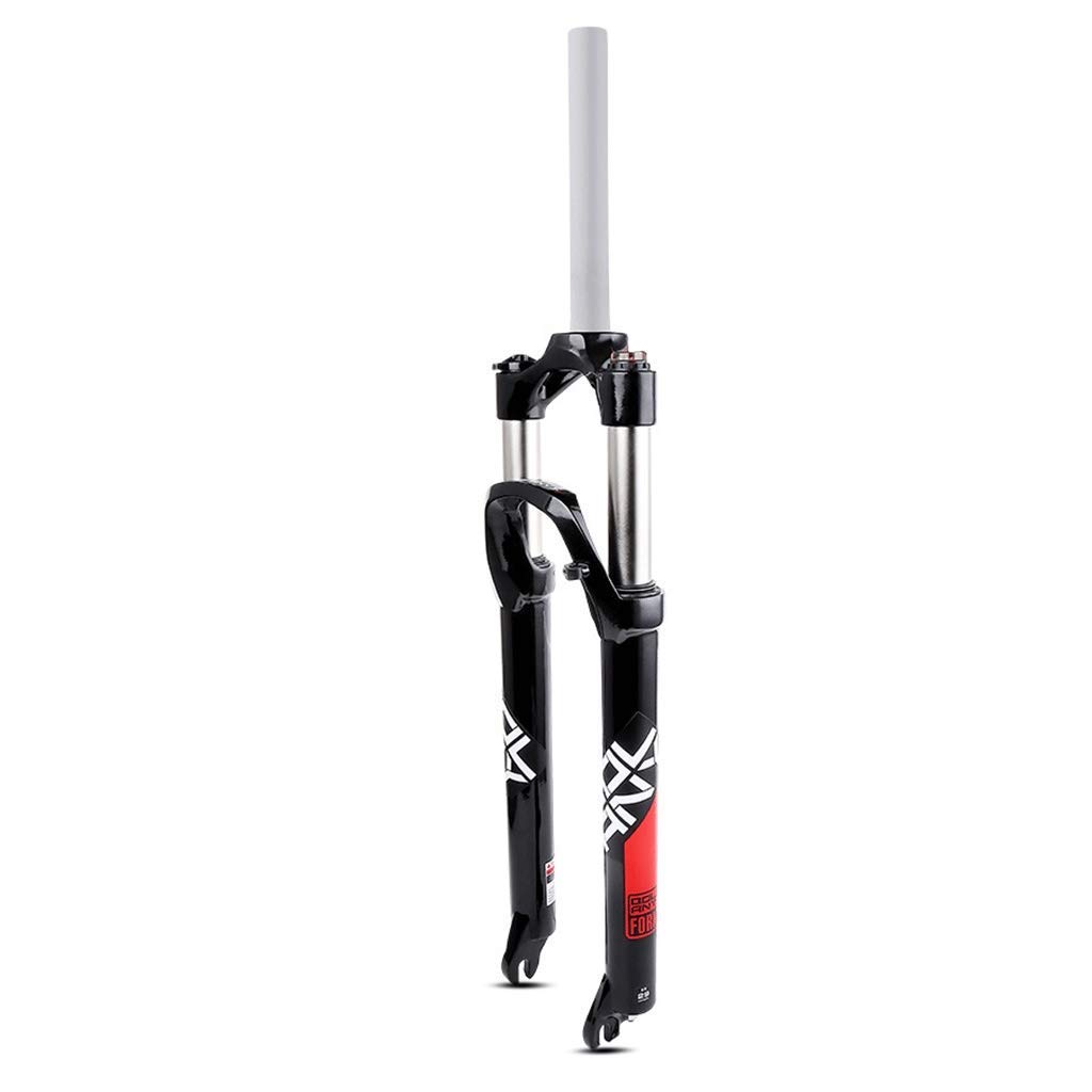 MTB Bike Front Fork 27.5 Inch Aluminum Alloy Bicycle Suspension Forks Oil/Spring 100mm Travel 1-1/8" Straight Steerer QR 2420g