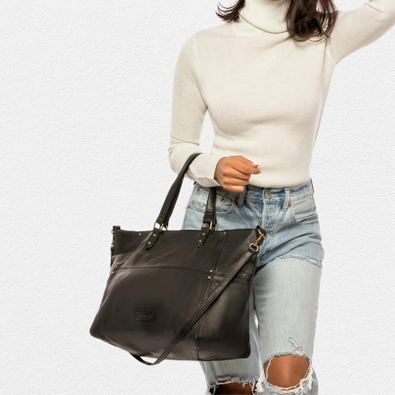 Bolso Tote Grande Lolo - Cuero Americano Premium miniatura 6