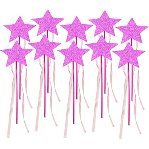 10 Glitter Star Wands for Girls' Parties Cover