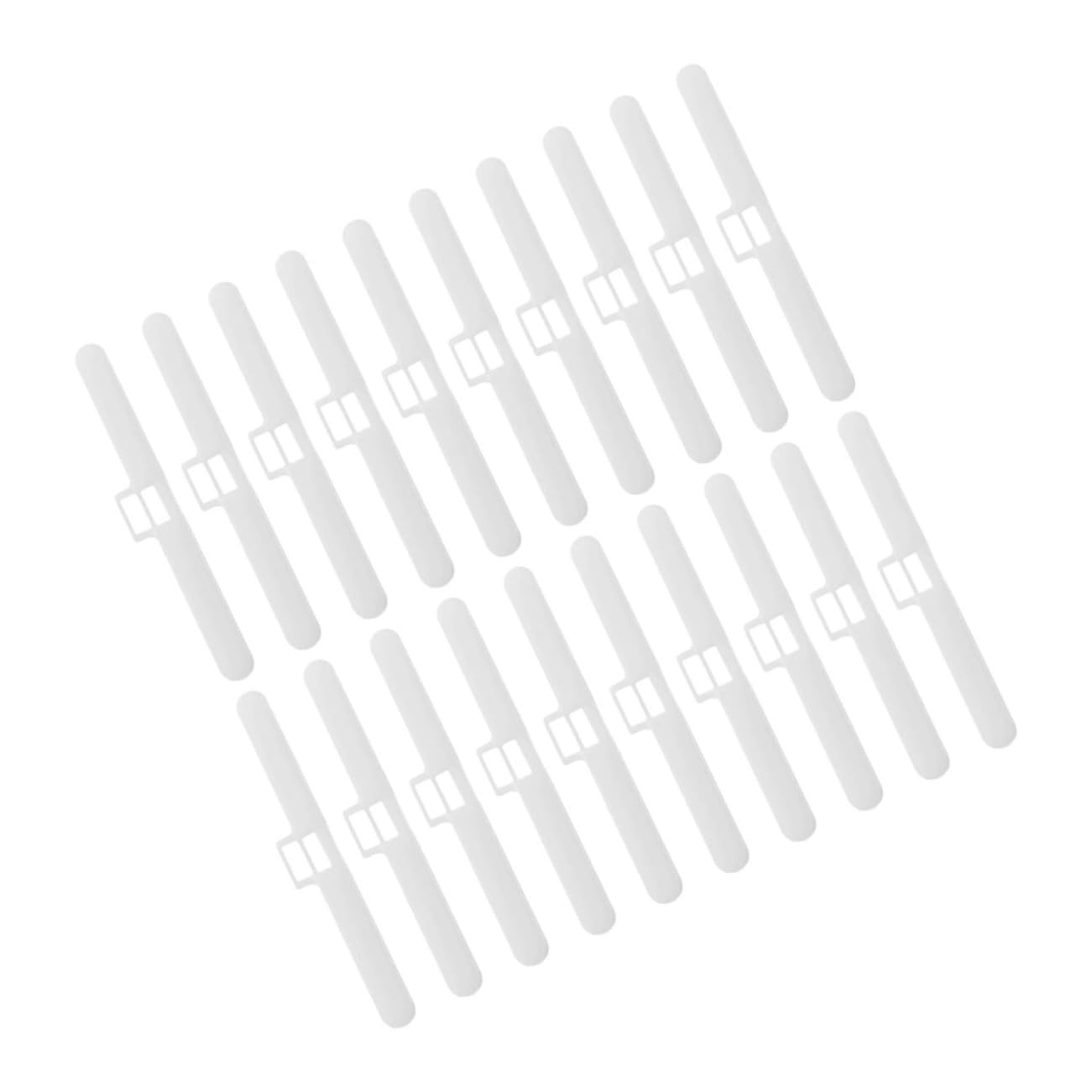 balacoo 20pcs Vertical Blind Hangers for Window Blinds Easy to Install Curtain Accessories Compatible for Living Room Bedroom and Office Use