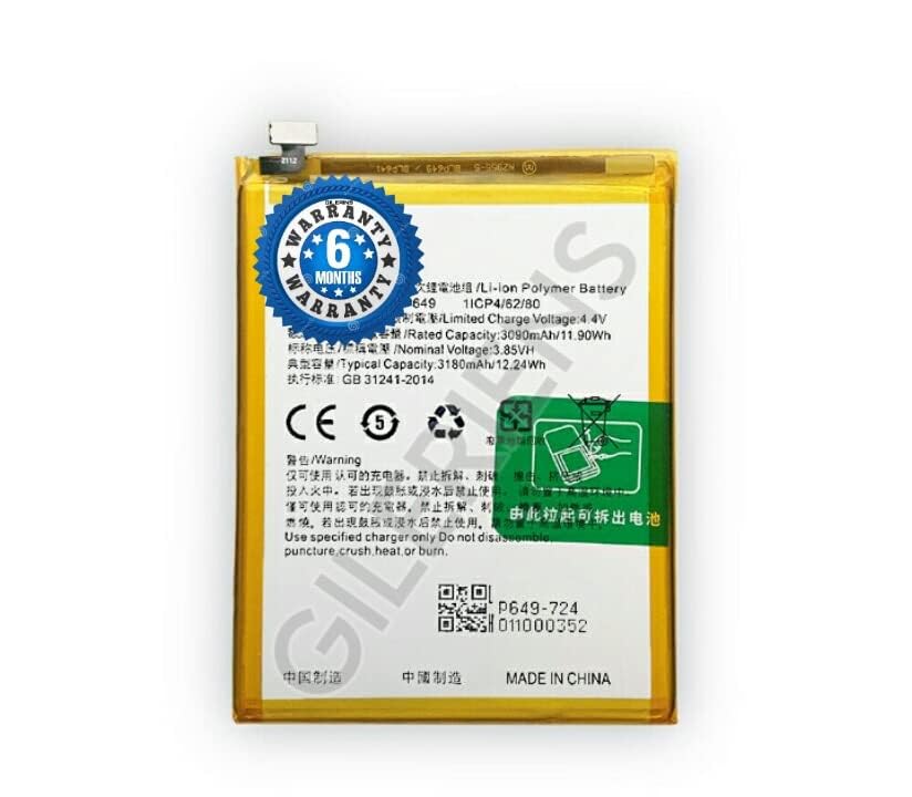 Image of Original BLP649 Battery for Oppo A83-2018 / CPH1729, CPH1821 /A1 / A83T / Battery with 6 Month Warranty** (CAR124)