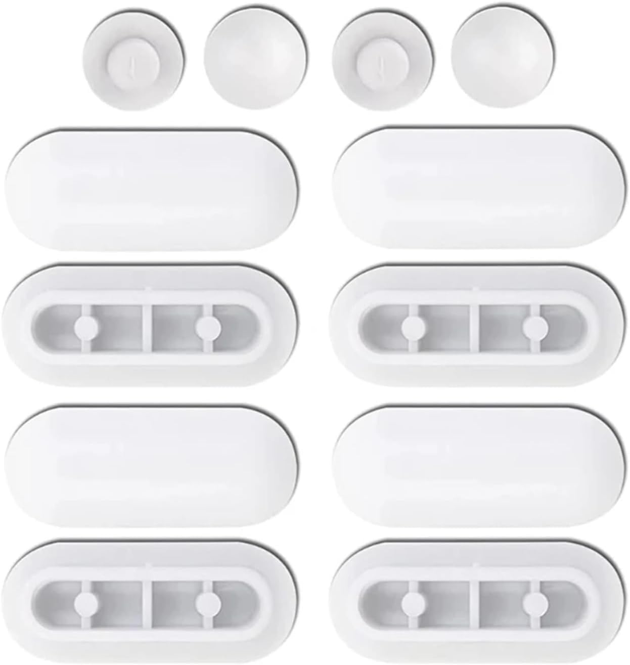 12Pcs Toilet Cover Buffers, Support Plugs for Damper