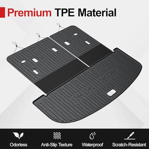 Image of Cargo Mat & Brackrest Mat for 2020-2024 2025 Kia Telluride