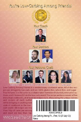 Low Carb-Ing Among Friends Cookbooks: 100% Gluten-Free, Low-Carb, Atkins-Friendly, Wheat-Free, Sugar-Free, Recipes, Low-Carb Diet, Cookbook Vol-2 #TOP1