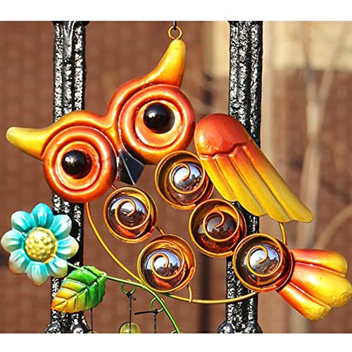 Campanas de búho decorativas de 23" como regalo de jardín para otoño 6