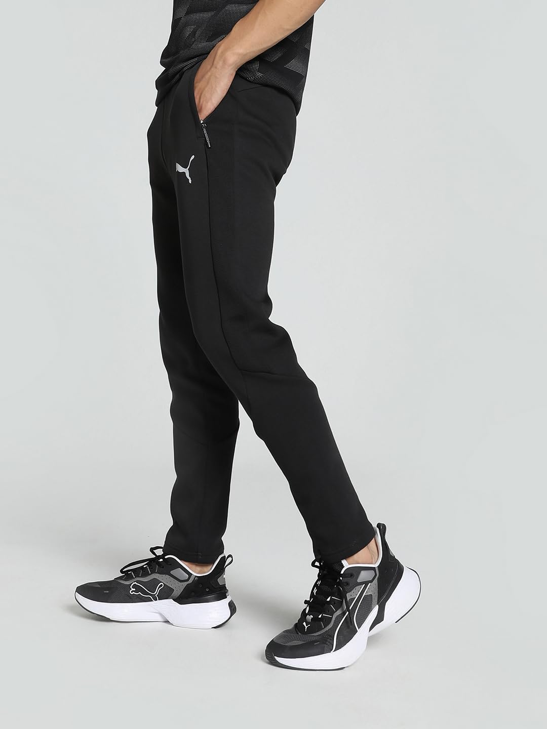 PUMA Pantalones de Cintura Alta Evostripe - Pantalones de Punto Unisex Adulto