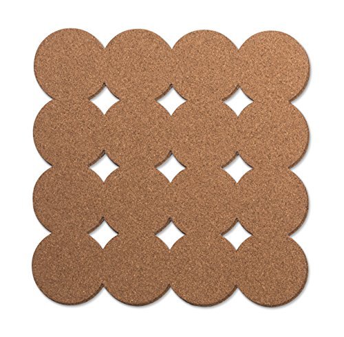 U Brands Fashion Craft Cork Tiles, 12 x 12 pulgadas, 2 paquetes de U Brands
