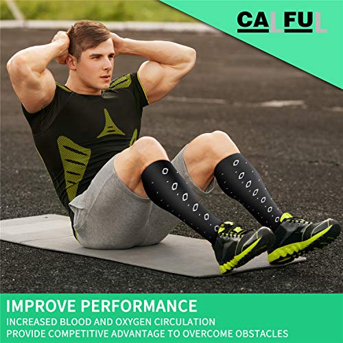 Image of Acture 6 Pairs Compression Socks for Men & Women,15-20mmHg is Best for Running, Athletic, Medical, Pregnancy, Travel