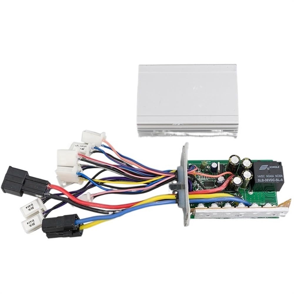 Regulador Patinete Electrico Controlador de CC de Motor Cepillado eléctrico 24V 36V 48V 250W-800W, Controlador de Velocidad for Bicicleta eléctrica Scooter E-Bike Accesorios Controlador del Motor