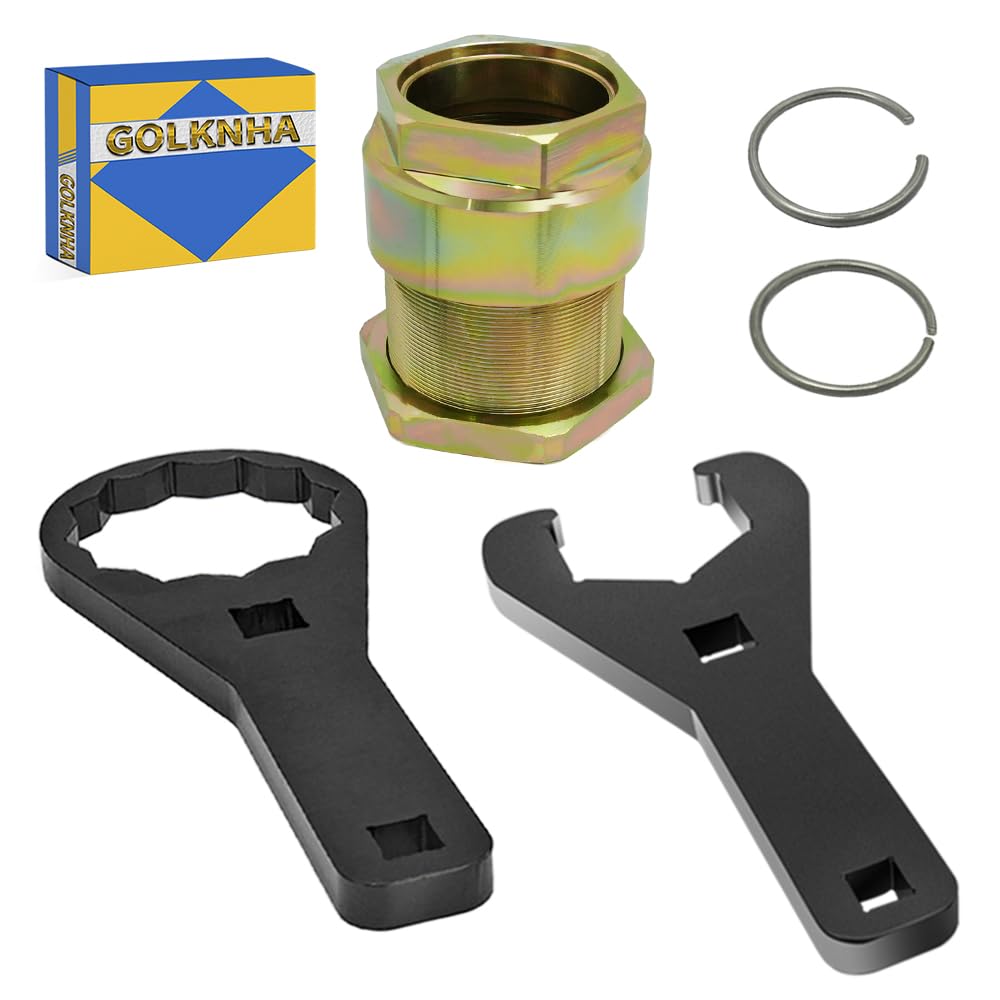 Rear Axle Nut & Wrench Tool & Jam Sleeve Clip Kit 45.5mm/56mm ATV for Honda FourTrax 400 250 300 350 TRX 400EX 300EX TRX300EX TRX400EX TRX250X TRX300X TRX400X TRX450R TRX450ER ATC250R ATC350X
