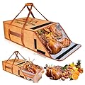 BBQ Blanket for Resting Meat - Insulated Meat Resting Bag for Smoking & Grilling | Can fit 16-inch-21-inch BBQ Prep Tub for Large Brisket/Beef/Pork Shoulders/Turkeys, Best Gifts for Men Dad