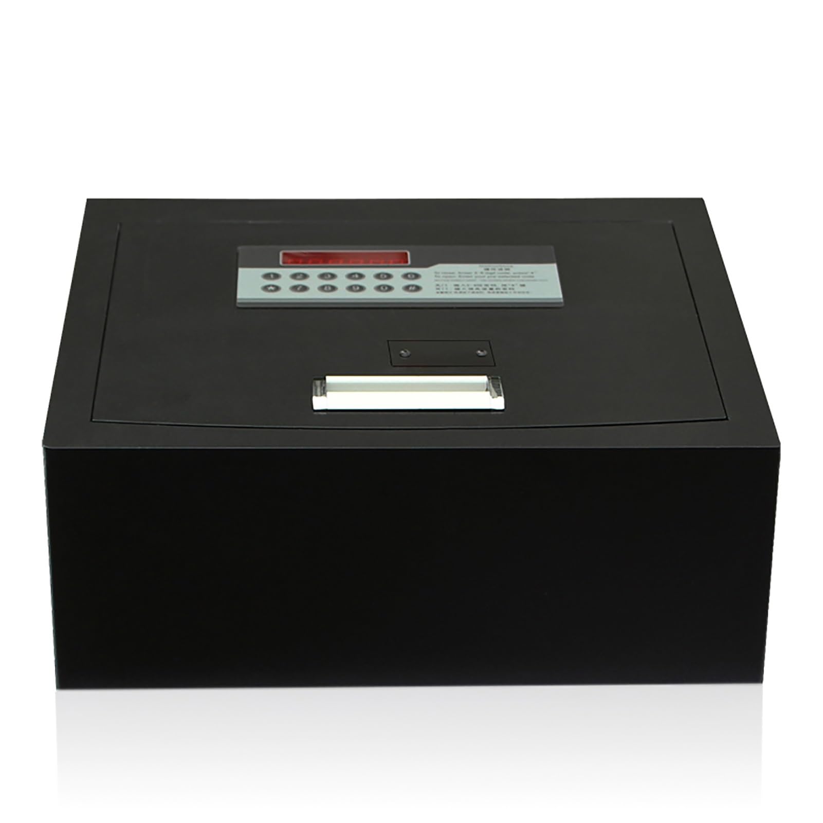 Caja fuerte pequeña con código digital y cerradura de llave, caja fuerte de seguridad para el hogar, hotel, oficina, caja de seguridad oculta