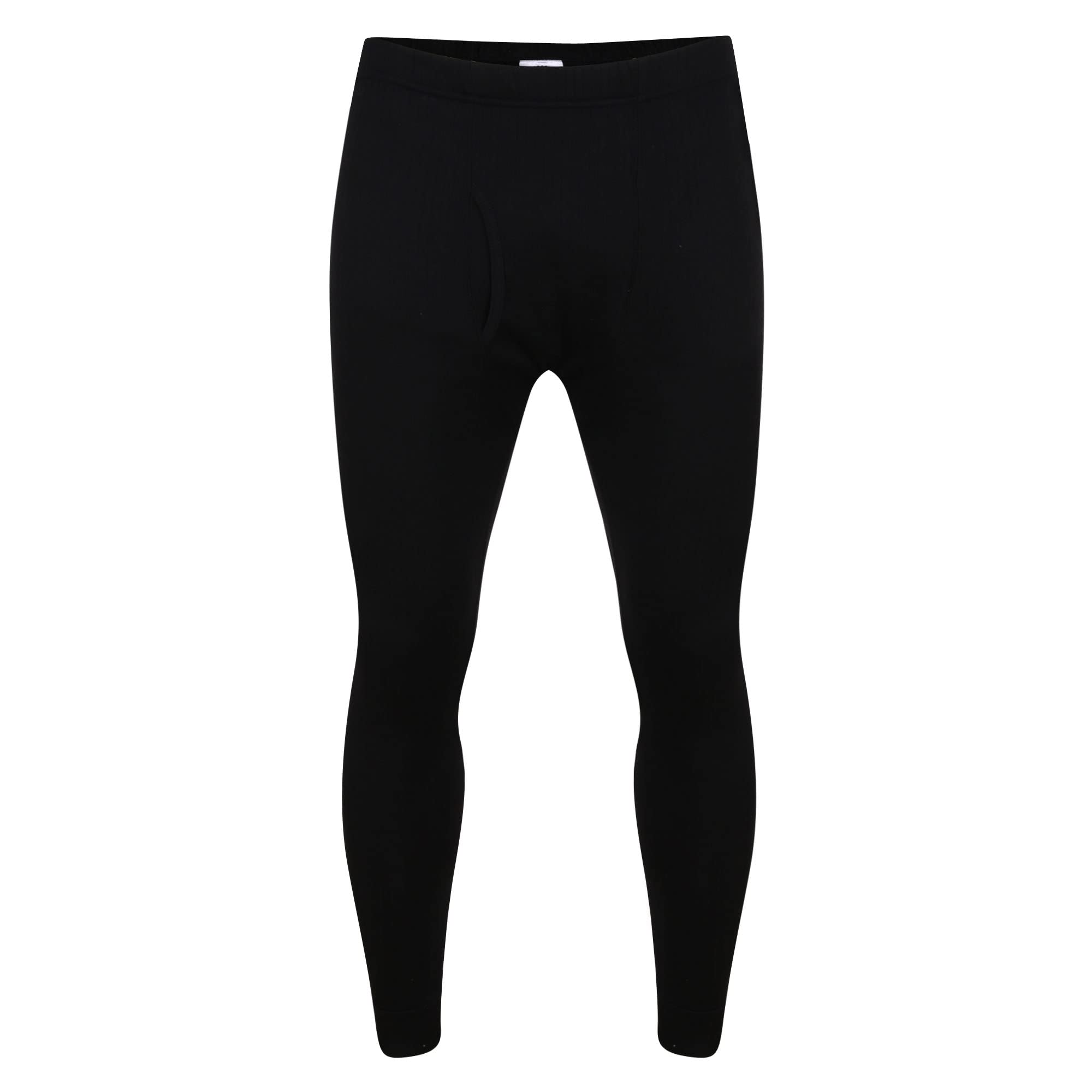 KAM Jeanswear Men's Long Johns Thermal Bottoms Black 830 4XL