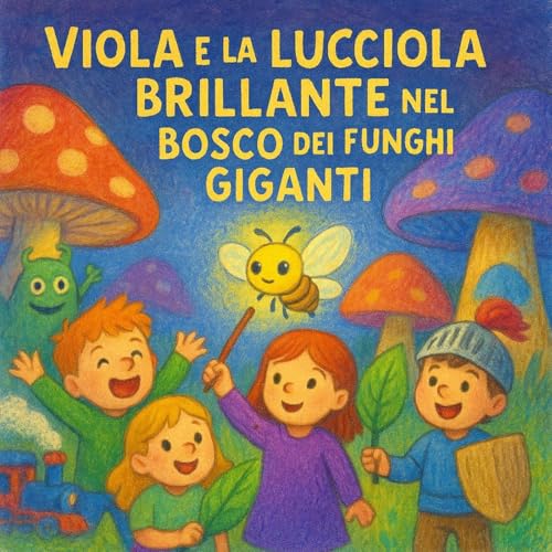 Page de couverture de Viola e la Lucciola Brillante nel Bosco dei Funghi Giganti