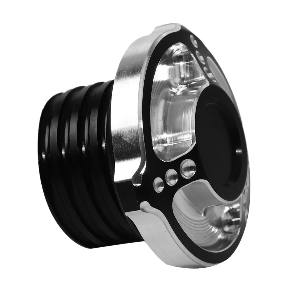 Tappi serbatoio carburante Coperchio del tappo dell'olio decorativo del serbatoio del gas del carburante CNC in alluminio per Sportster 883R 883L 48 Styling moto