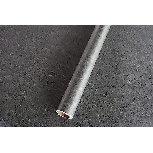 EZ Faux Decor Kitchen Countertop Marble Self Adhesive Granite Gray Black Soapstone 36" x 36" Kitchen Countertop Instant Update. Removable Thick Waterproof, Durable