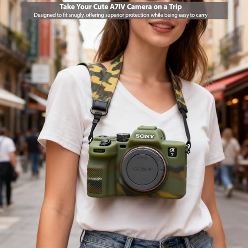 Funda de silicona para cámara Sony A7IV, protectora suave miniatura 2