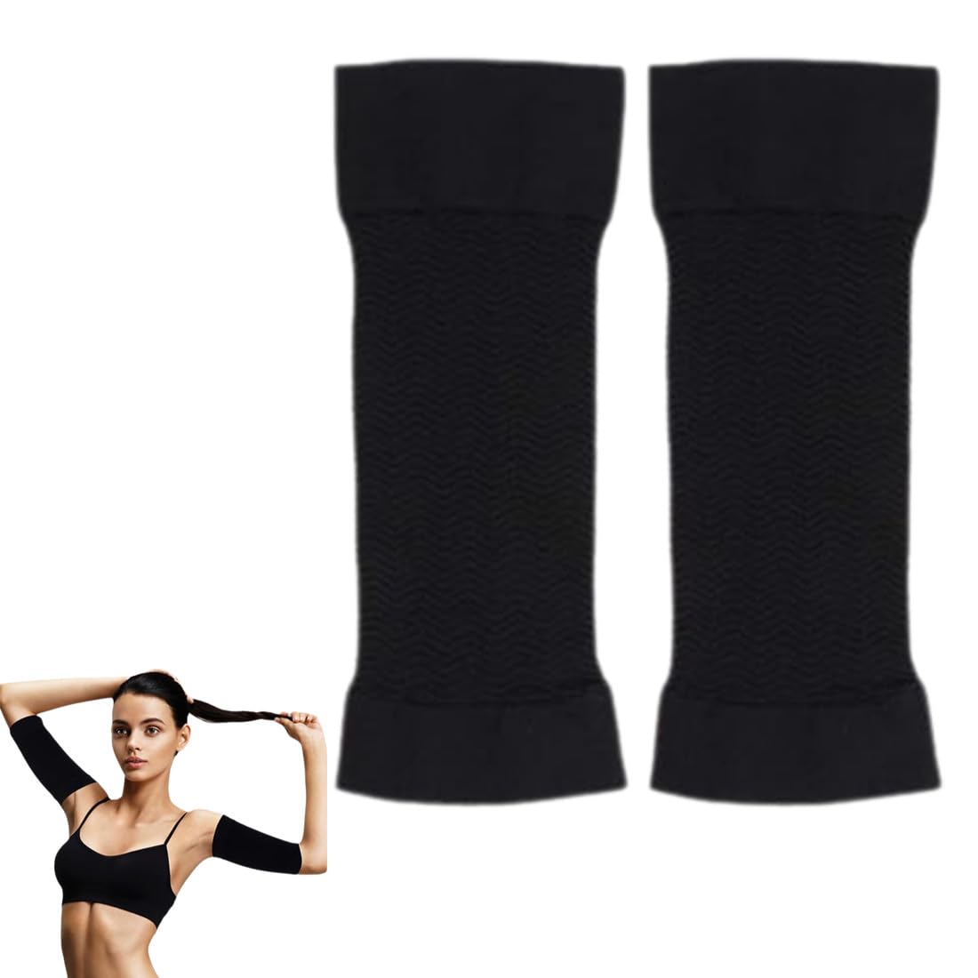 Manchon de Compression pour Bras Supérieur, Attelle Réglable pour Tendinite du Biceps et Coude, Couverture de Protection de coude Respirante Protecteur de coude en Gel pour Peau sèche