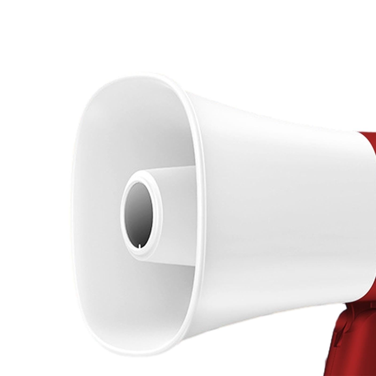 Głośnik Megafonowy Przenośny Głośnik Megafonowy, Przenośny Wzmacniacz, Megafony Dla Trenerów Cheerleaderek Megafon Bullhorn(Rot)