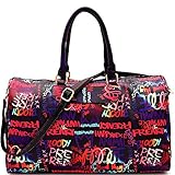 Trendeology Travel Duffel Bag Weekender Graffiti Novelty Tote Handbag