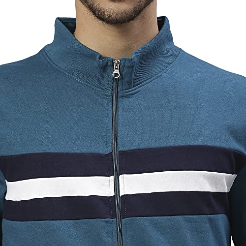 Image of High Star Clothing Men's Fleece Colorblock Hooded Sweatshirt 49