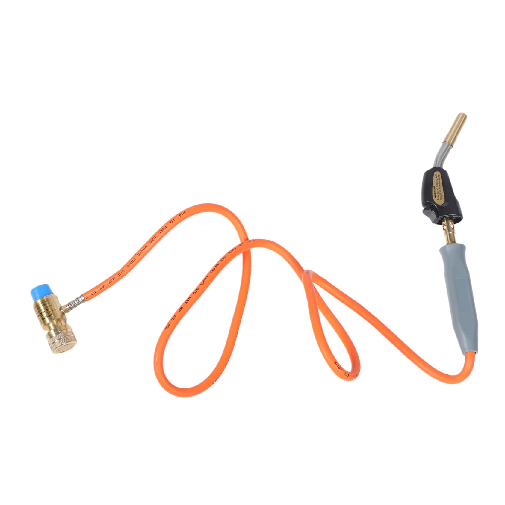 Mikinona 1juego Antorcha De Con Manguera Para Soldadura y Mantenimiento De Refrigeración Cabezal Para Alta Temperatura y Calentamiento Compatible Con Gas Cocina