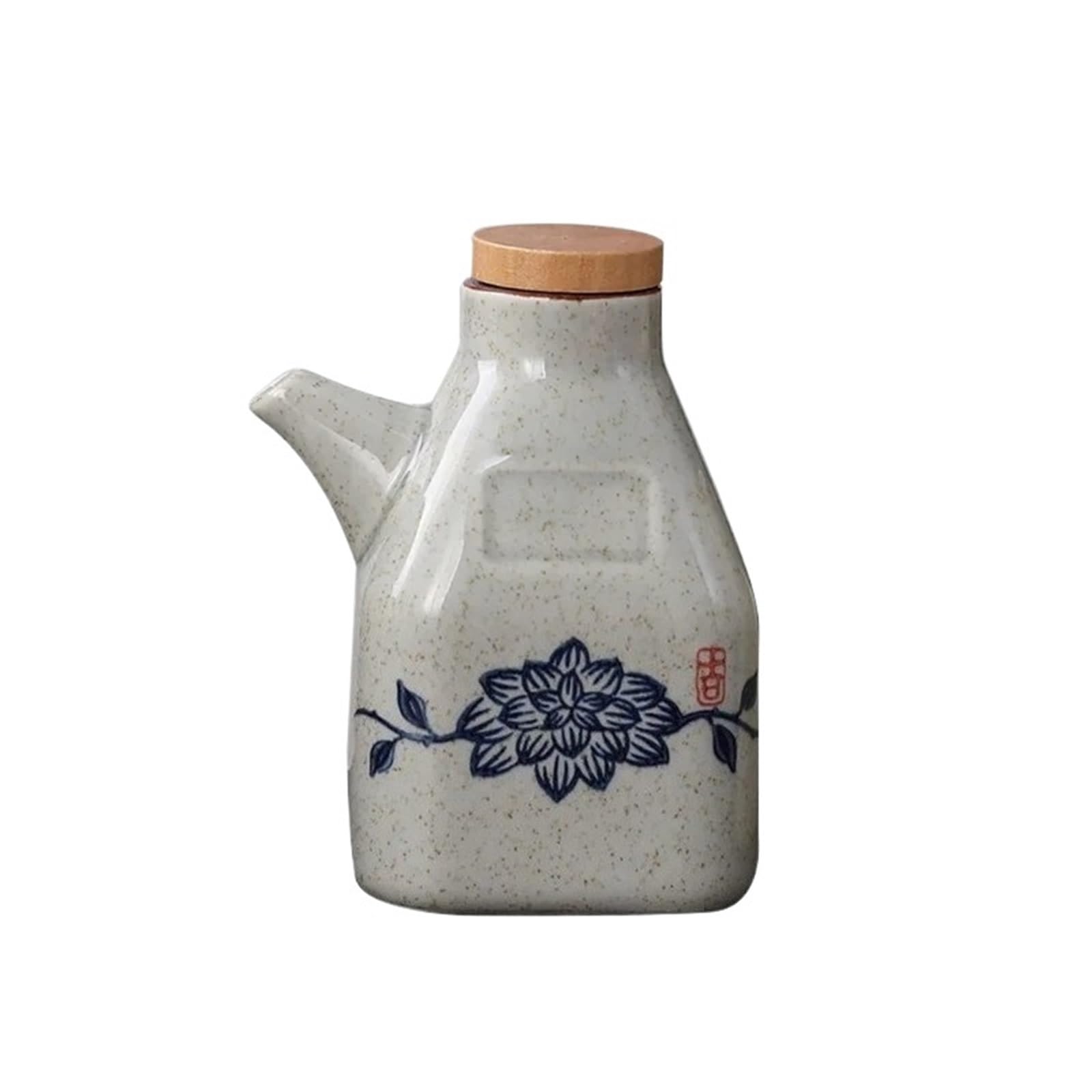 QAUUCP Ceramic Olive Oil Dispenser Bottle Sauce Ceramic Vinegar Dispenser Soy Cooking Oil Mini Olive and Bottle(Color3)