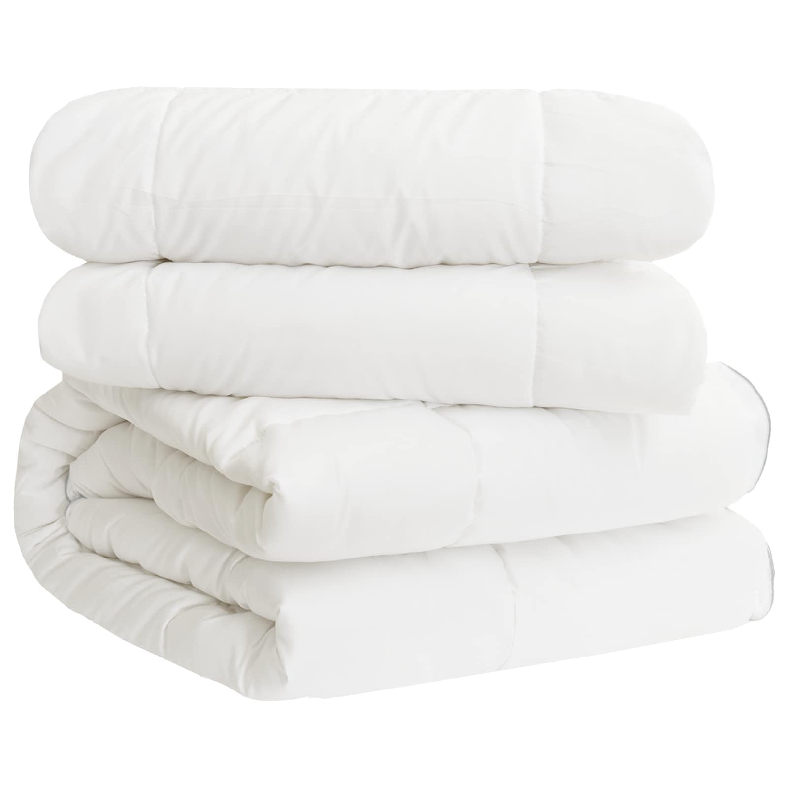 Generico Piumone Completo Annuale Bianco 260 x 220 cm Fibra di bambù,Biancheria,Lenzuola e Coperte,Trapunte e piumini-42042018