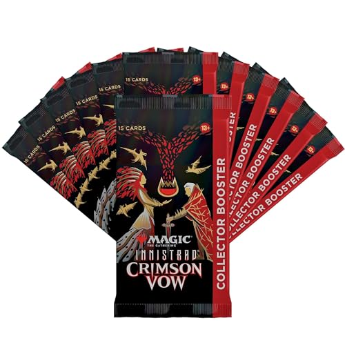 Magic: The Gathering Innistrad: Crimson Vow Collector Booster Box | 12 Packs + 2 Dracula Box Toppers (182 Magic Cards) - Image 4