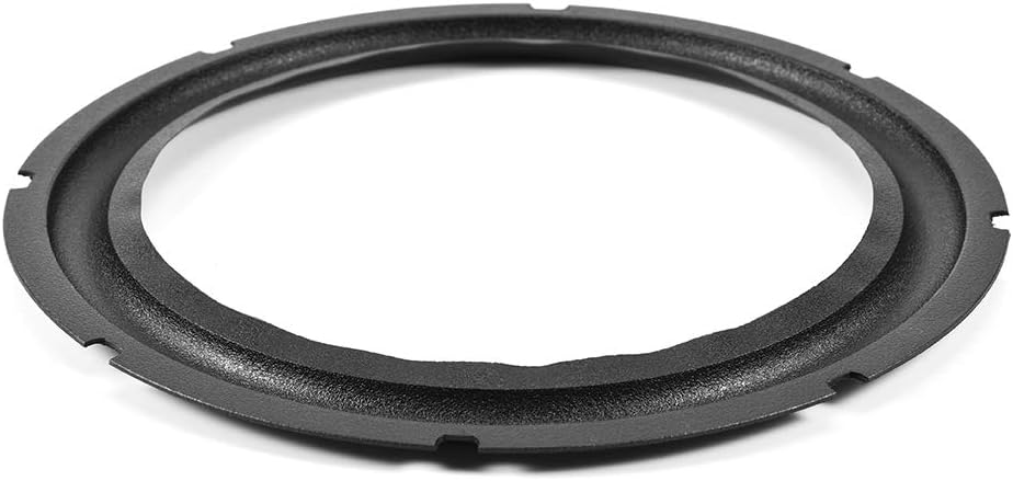 Zerone 10inch Perforated Rubber Speaker Edge Surround Ring, Subwoofer Surround Ring Replacement Parts for Speaker Repair or DIY (Black)