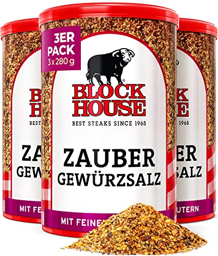 Block House Zaubergewürz 3x 280g Gewürzmischung – in Restaurantqualität