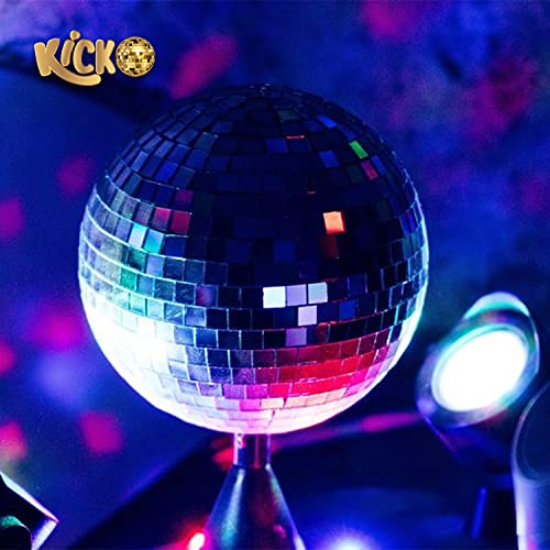 Kicko Disco Light - Multi-Colored Led Revolving Strobe Light Ball - For Stage Lights, Event And Party Props, Home Decor, Game Accessories, And Stress Reliever #TOP5
