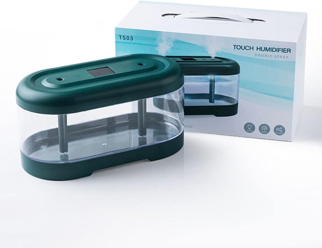 Portable Sprays Humidifier with Night Light Desktop Humidifier for W/Visible Water for for Baby Bedroom of