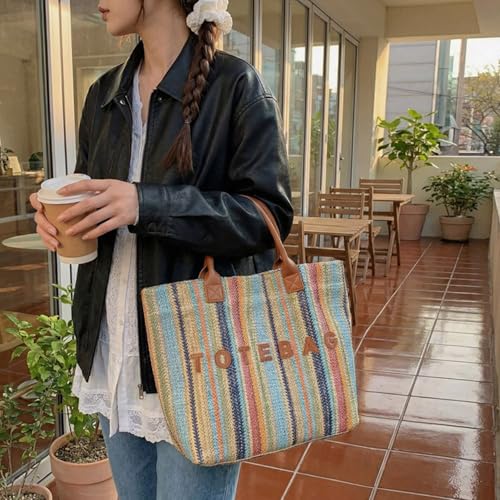 Image of PVC Tote Bag for Women Waterproof Plastic Jelly Tote Letter Print Hobo Handbag for Travel, Gift