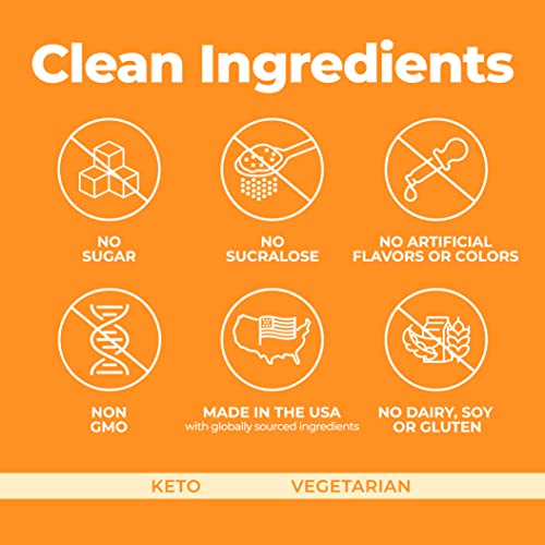Image of Pureboost Sugar-Free Immune Clean Energy Booster Drink Mix, Tangerine 30ct | With 1,200mg Vitamin C, Vitamins A + D, Zinc, Antioxidants & Elderberry for Immune Support
