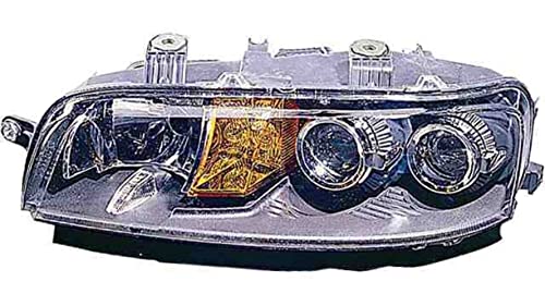 Izquierdo-FARO PRINCIPAL-antiniebla-Manual/Eléctrico FONDO GRIS OSCURO 99->01 DARK GREY MASK 99->01 H7+H7+H3 IPARLUX compatible con FIAT PUNTO (99->03)