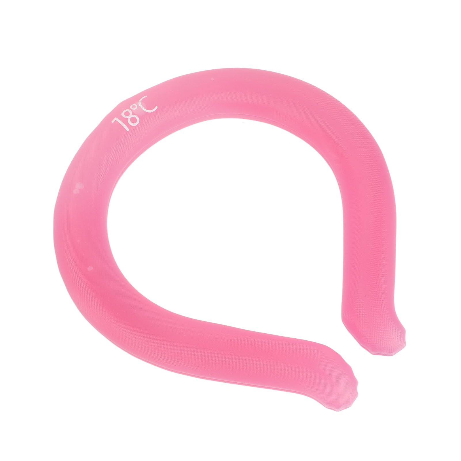 Nackenkühler, Neck Cooling Ring, Tragbare Folgen Sie dem Hals, um die Anlassende Kälte Wiederzuverwenden für Sommer (Rosa)