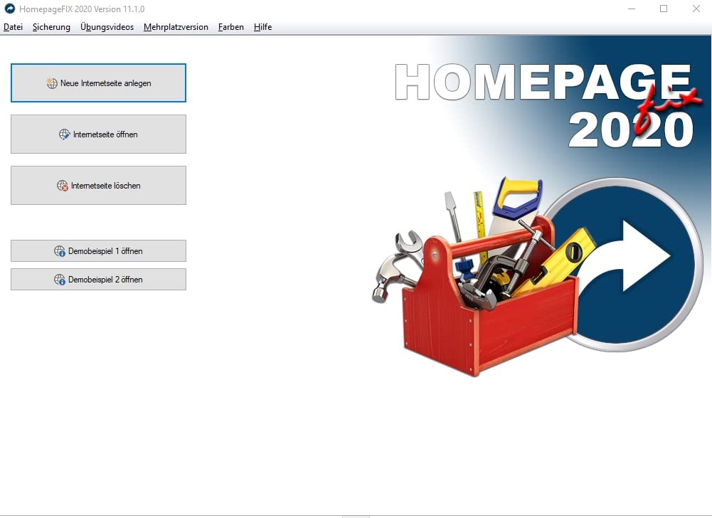 HomepageFIX - Homepage Software - Kinderleicht professionelle Webseiten erstellen - Die Webdesign Software erfordert keinerlei Kenntnisse