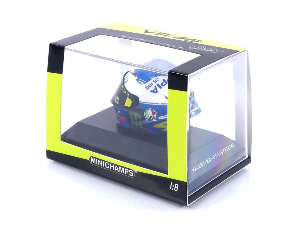 Minichamps Valentino Rossi Modèle Casque Échelle 1:8 Agv Motogp Gp