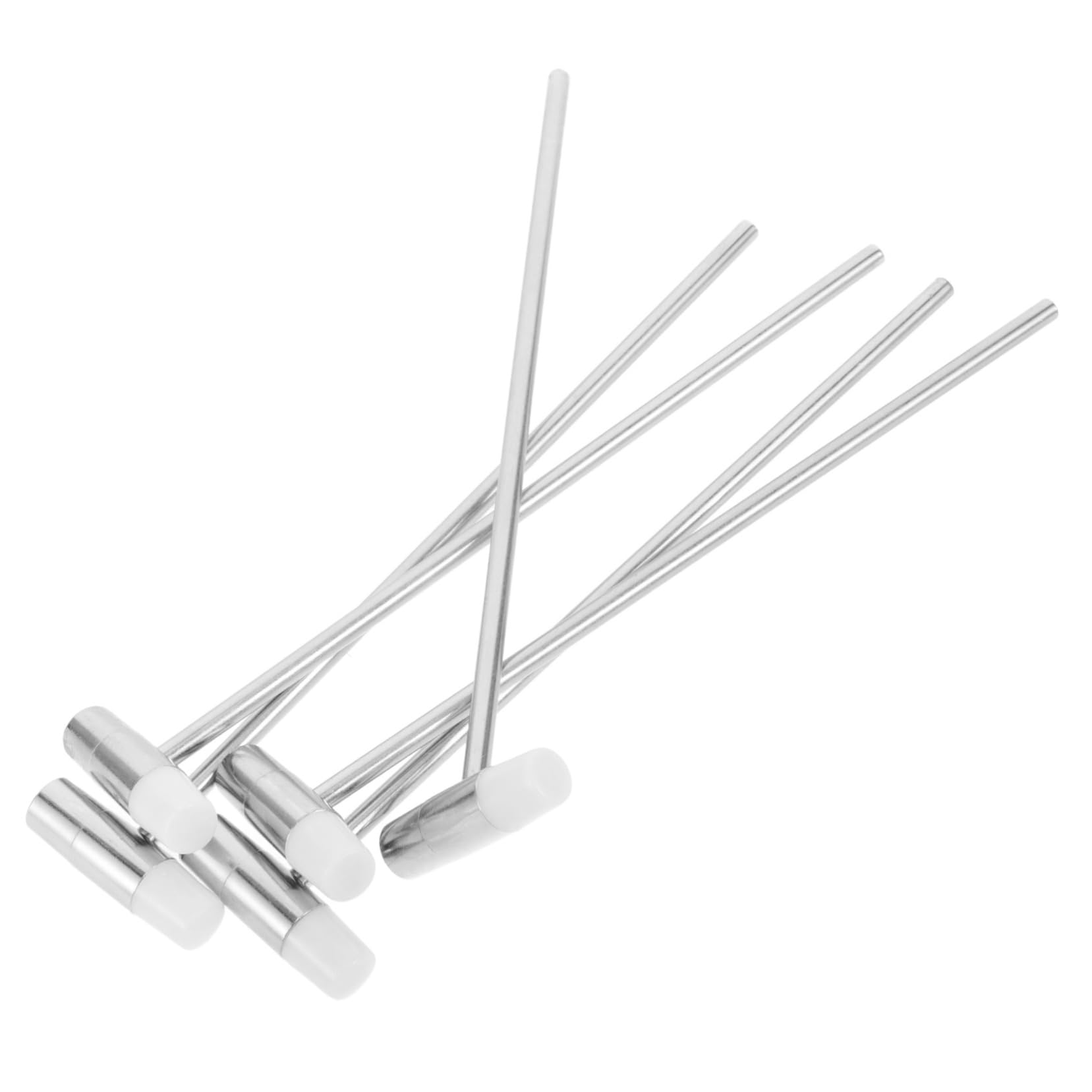 Hemoton 5pcs Mini Hammer Tool Set Small Hammers for Building Blocks Jewelry Repair DIY Crafts