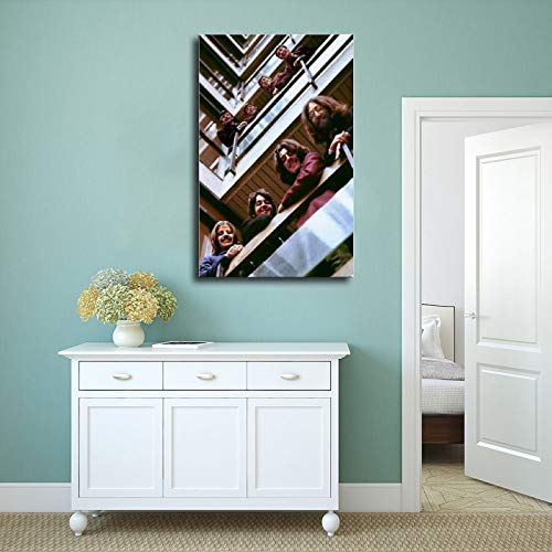 NQSB Poster sur toile du groupe de rock légendaire The Beatles 4, décoration de chambre à coucher, paysage sportif… - Les Beatles, Paul McCartney, John Lennon, RIngo Starr, George Harrison NQSB Poster sur toile du groupe de rock légendaire The Beatles 4, décoration de chambre à coucher, paysage sportif… – Image 5
